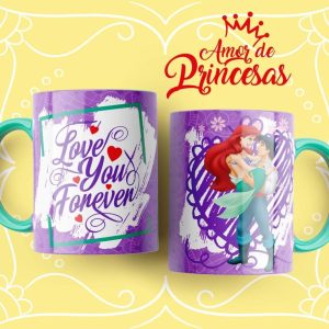 Princesas - 02 Tazas