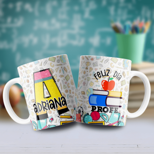 Dia Del Maestro Letras Tazas