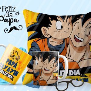 Feliz Día Del Padre 3 Taza Almohadon Cojin Funda