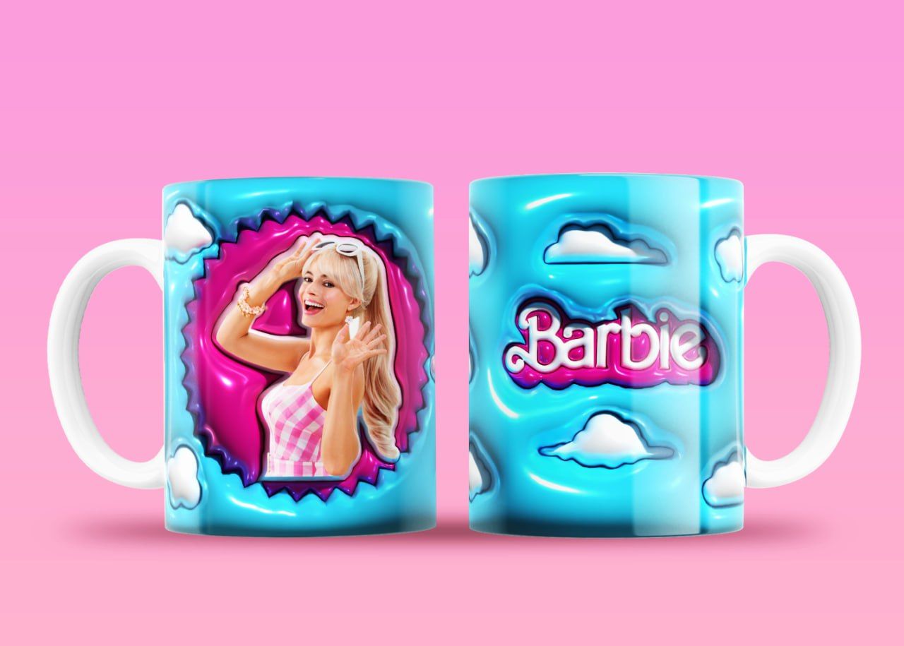 Barbie 3D Tazas - Imagen 4