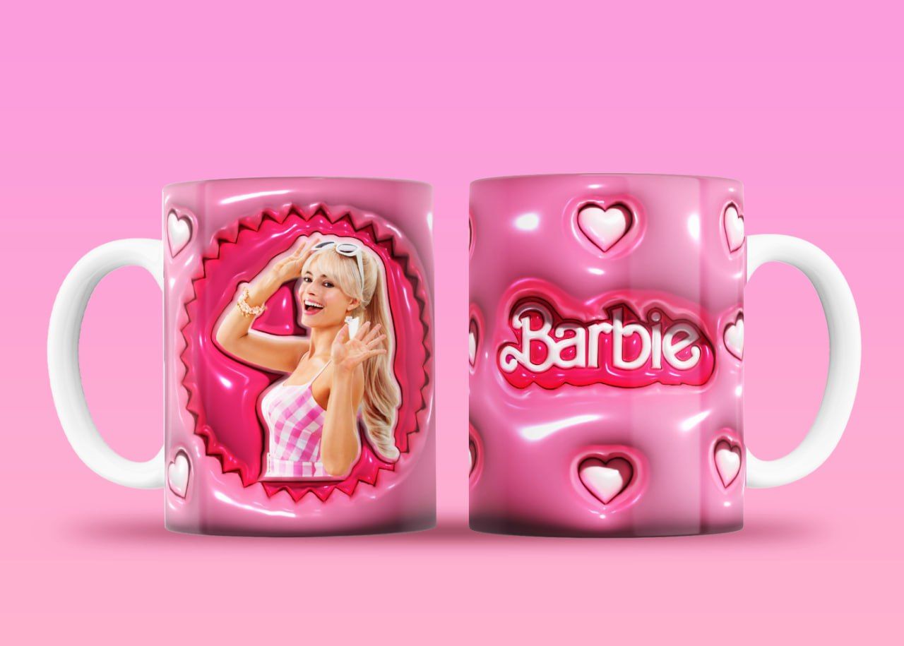 Barbie 3D Tazas - Imagen 3