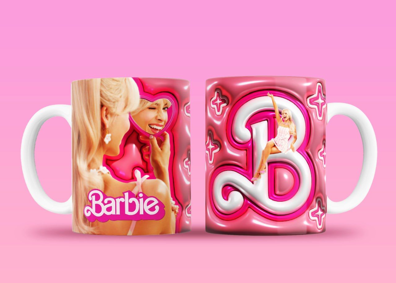 Barbie 3D Tazas