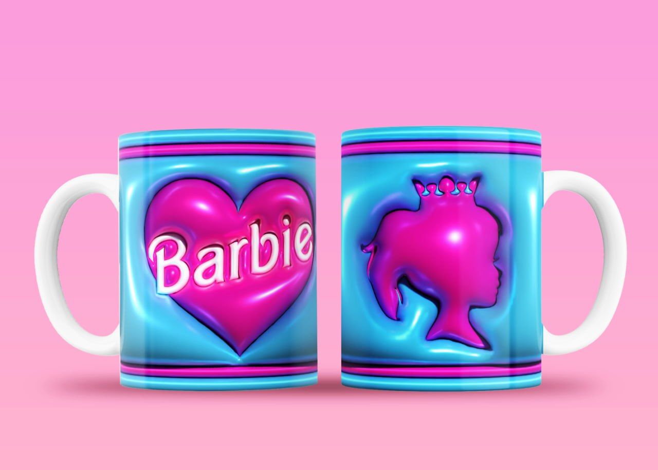 Barbie 3D Tazas - Imagen 9