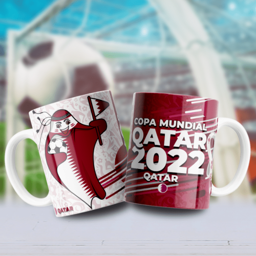 Copa Mundial Qatar 2022 Tazas