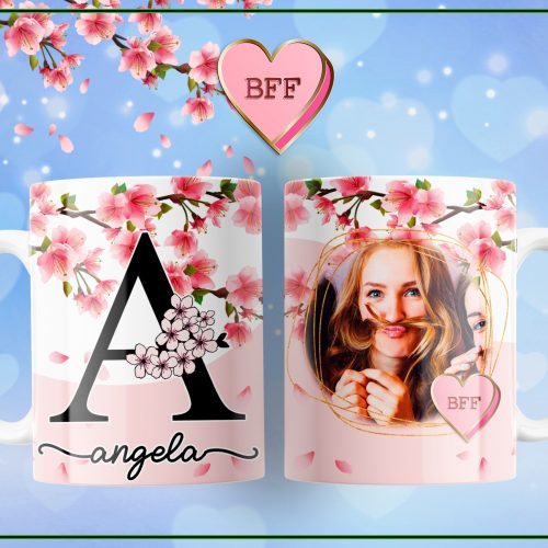 Alfabeto Floral - 02 Tazas