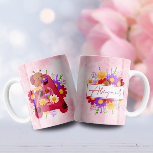 Alfabeto Lady Bug Tazas