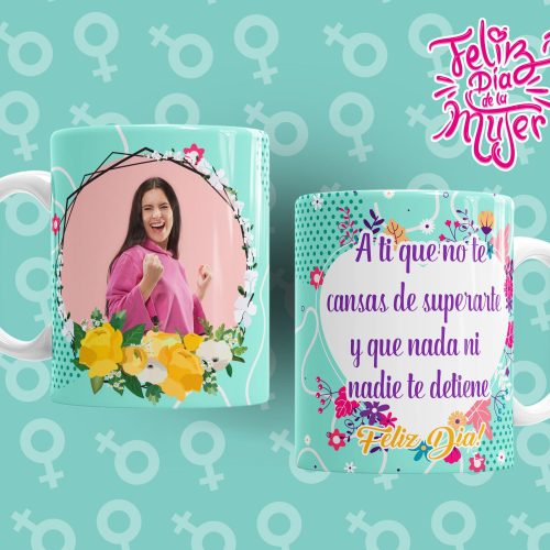 Dia De La Mujer 6 Tazas