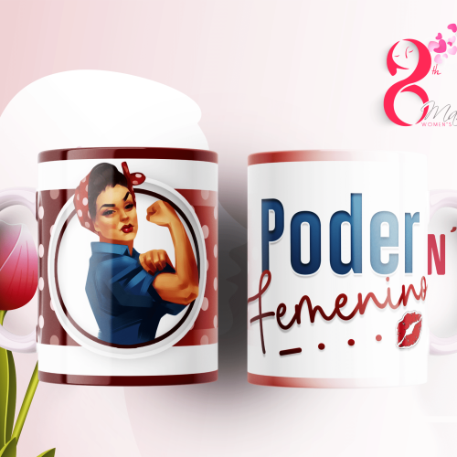 Dia De La Mujer 3 Tazas