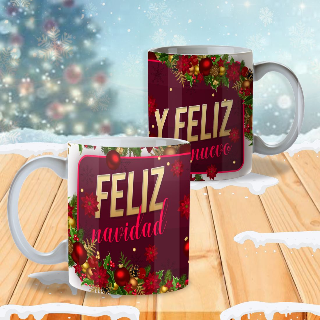 Feliz Navidad 20 Tazas y Regalos Para Navidad En Costa Rica Crazy Cups.art Teléfono 6477 2244 - Imagen 5