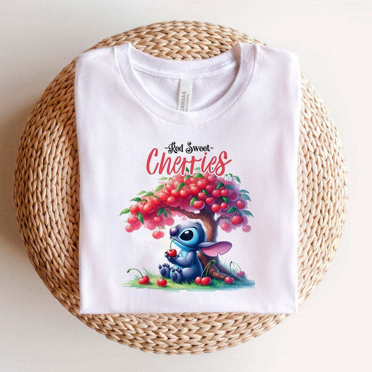 Stitch Cherries Camisetas Crazy Cups CR - Imagen 6
