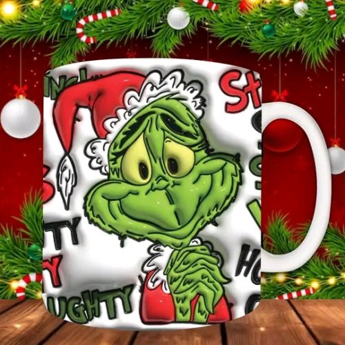 TAZAS GRINCH 3D 1